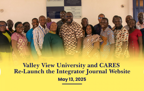 Valley View University and CARES Re-Launch the Integrator Journal Website